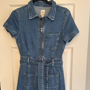 Anthropologie Denim Jumpsuit